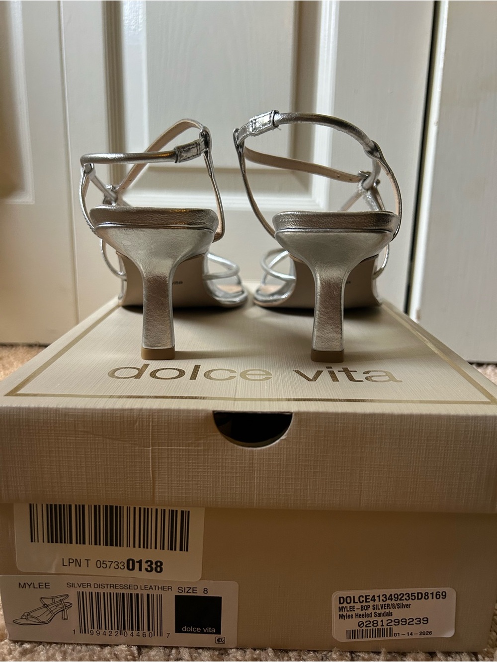 NWT! - Dolce Vita Women's Mylee Heeled Sandal - Picture 8 of 11